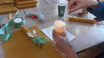 У Тернополі виготовляють стрітенські свічки У Тернополі виготовляють стрітенські свічки