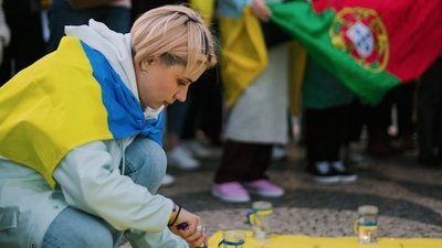 У Лісабоні провели акцію солідарності #SaveMariupol