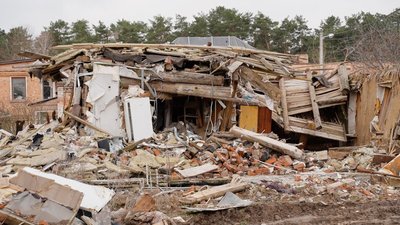Руїни будинку Світлани Желдак Руїни будинку Світлани Желдак