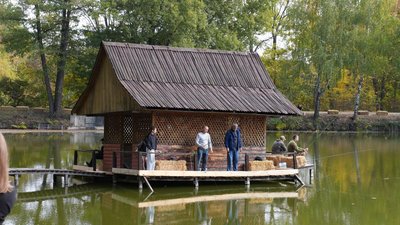 Для ветеранів організували риболовлю