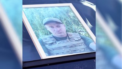 Прощання з військовим Дмитром Букрєєвим у Рівному