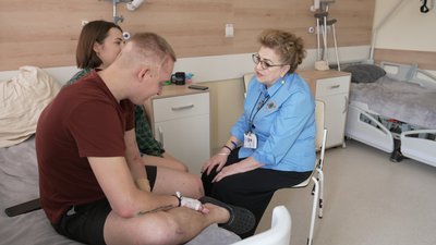 Капелан Наталя Скала у палаті