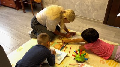Тетяна Степанова з вихованцями, Житомир, Малин, патронатна родина