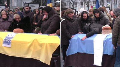 З військовими Тимуром Шанавою та Юрієм Звінчуком попрощалися у Рівному