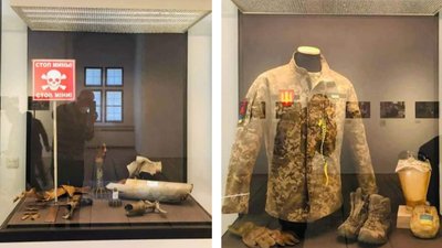 У Баварському музеї армії в Німеччині виставлені експонати черкаського музею АТО