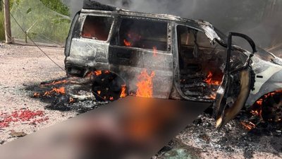На автодорозі у Дергачівській міській громаді внаслідок удару FPV-дрона пошкоджено авто