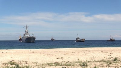 У Чорному морі відбулися навчання корабельно-десантної групи ВМС У Чорному морі відбулися навчання корабельно-десантної групи ВМС
