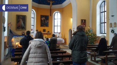 У католицькому храмі в Сумах відзначають Різдво У католицькому храмі в Сумах відзначають Різдво