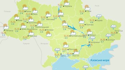 Прогноз погоди на 17 жовтня в Україні Прогноз погоди на 17 жовтня в Україні