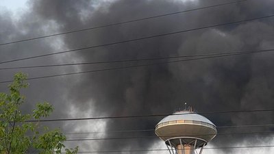Шини горять в Ужгороді