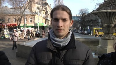 Учасник протестів "Стоп тарифний геноцид" Кирило