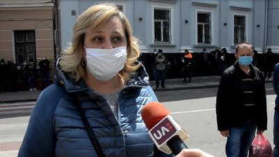 Біля міськради в Тернополі протестували представники промислових ринків Біля міськради в Тернополі протестували представники промислових ринків