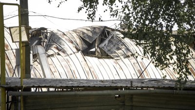 Чотири російські ракети влучили у фабрику меблів в Одесі. ФОТО Чотири російські ракети влучили у фабрику меблів в Одесі. ФОТО