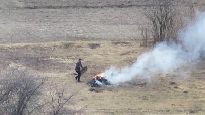 За добу на Житомирщині сталося 12 загорянь сухої рослинності