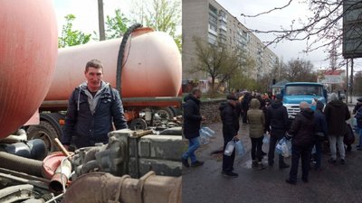 "За 500 метрів від нас розірвався снаряд". Кропивничанин про те, як розвозив воду в Миколаєві