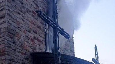 У селі Кровинка горіла цервка
