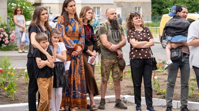 квітник пам’яті, рідні полеглих захисників