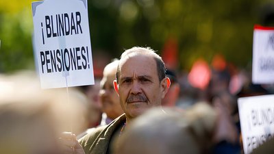 демонстрація пенсіонерів в Іспанії