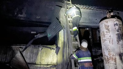 На Одещині горів склад На Одещині горів склад