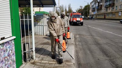 З початку карантину на Херсонщині продезінфікували понад 3 тисячі об'єктів, - ДСНС