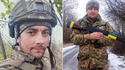 Загиблі військові Олександр Остяков та Віктор Пипеля
