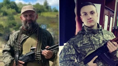 На Буковині прощаються з військовими Віхровим та Монюком, які загинули на війні