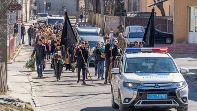 На Львівщині попрощалися з військовим Романом Улітовським На Львівщині попрощалися з військовим Романом Улітовським