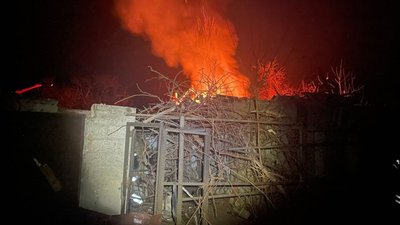 У Оріхові на Запоріжжі сталось дві пожежі внаслідок обстрілів РФ