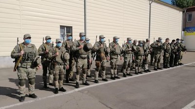 Бійці одеського батальйону “Шторм” вирушили в зону проведення ООС