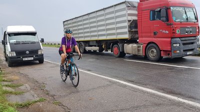 Стає щасливішою від поїздок. Херсонська велосипедистка Алла Галєта