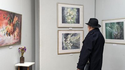 Олександр Бобришев у Рівному презентував персональну виставку акварелей. Її відкриває "Незламний Харків'" Олександр Бобришев у Рівному презентував персональну виставку акварелей. Її відкриває "Незламний Харків'"
