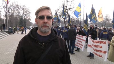 У Запоріжжі відбувся мітинг із вимогою заборонити проросійські партії