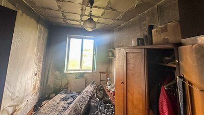 Згоріла квартира у Пришибі на Харківщині, 18 травня 2026 року