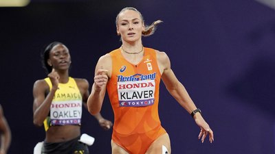 Бігунка на 400 метрів Ліке Клавер на змаганнях в Остраві