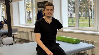 Ветеран на реабілітації