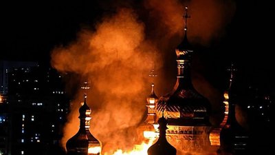 Пожежа в Києво-Печерській лаврі