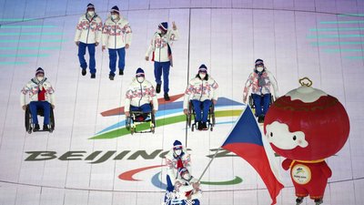 Паралімпійська збірна Чехії на відкритті Паралімпіади-2022
