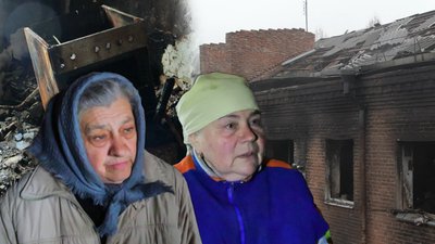 Обгорілі стіни та затоплені ліжка. Як живуть люди у зруйнованому будинку у Чернігові