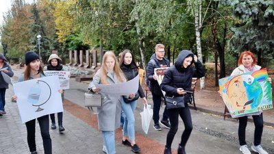 Херсонці вийшли на марш, щоб привернути увагу до захисту екології