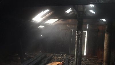 На Миколаївщині від несправного димаря загорілося горище будівлі