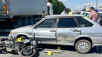 У Кам'янці-Подільському внаслідок ДТП травмувався 41-річний мотоцикліст