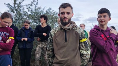 Іван Лосовський, учасник табору "Повстанська ватра" Іван Лосовський, учасник табору "Повстанська ватра"