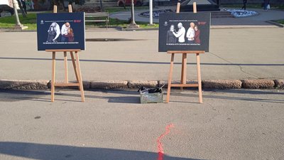 "Кулак - зброя невдахи". Дніпро та Кривий Ріг долучилися до акції "16 днів проти насильства"