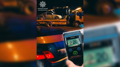 П'яного водія зупинили патрульні у Чернігові