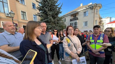 Пікет в Тернополі Пікет в Тернополі