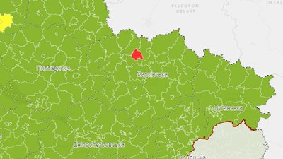 Харків у червоній зоні — мапа