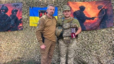 Військовий з Канева Андрій Чайковськй отримав орден "За мужність" ІІІ ступеня