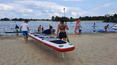 Перегони на SUP-дошках: у Черкасах стартував фестиваль Перегони на SUP-дошках: у Черкасах стартував фестиваль