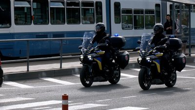 Патрульна поліція на мотоциклах у вінниці