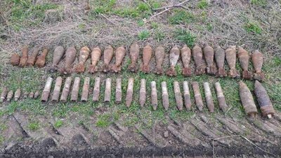 На Херсонщині рятувальники знищили 46 боєприпасів часів Другої світової війни
